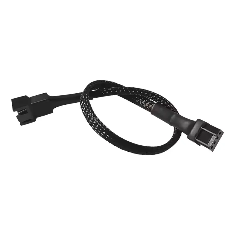 27cm PWM Fan Splitter 4pin Adapter Cable 1 to 1 Computer CPU Cooler Fan Splitter PC Chassis Fan Lengthen Extension Power Cable