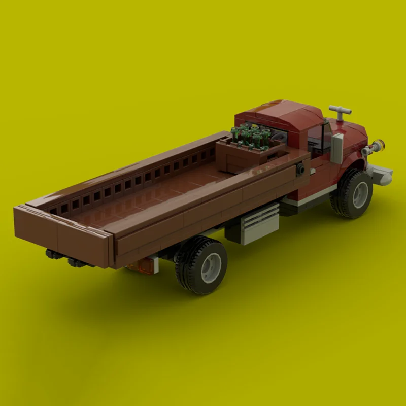 Moc blocos de construção caminhão urbano modelo tecnologia tijolos montagem férias campeão velocidade carros construstion presentes brinquedo presentes