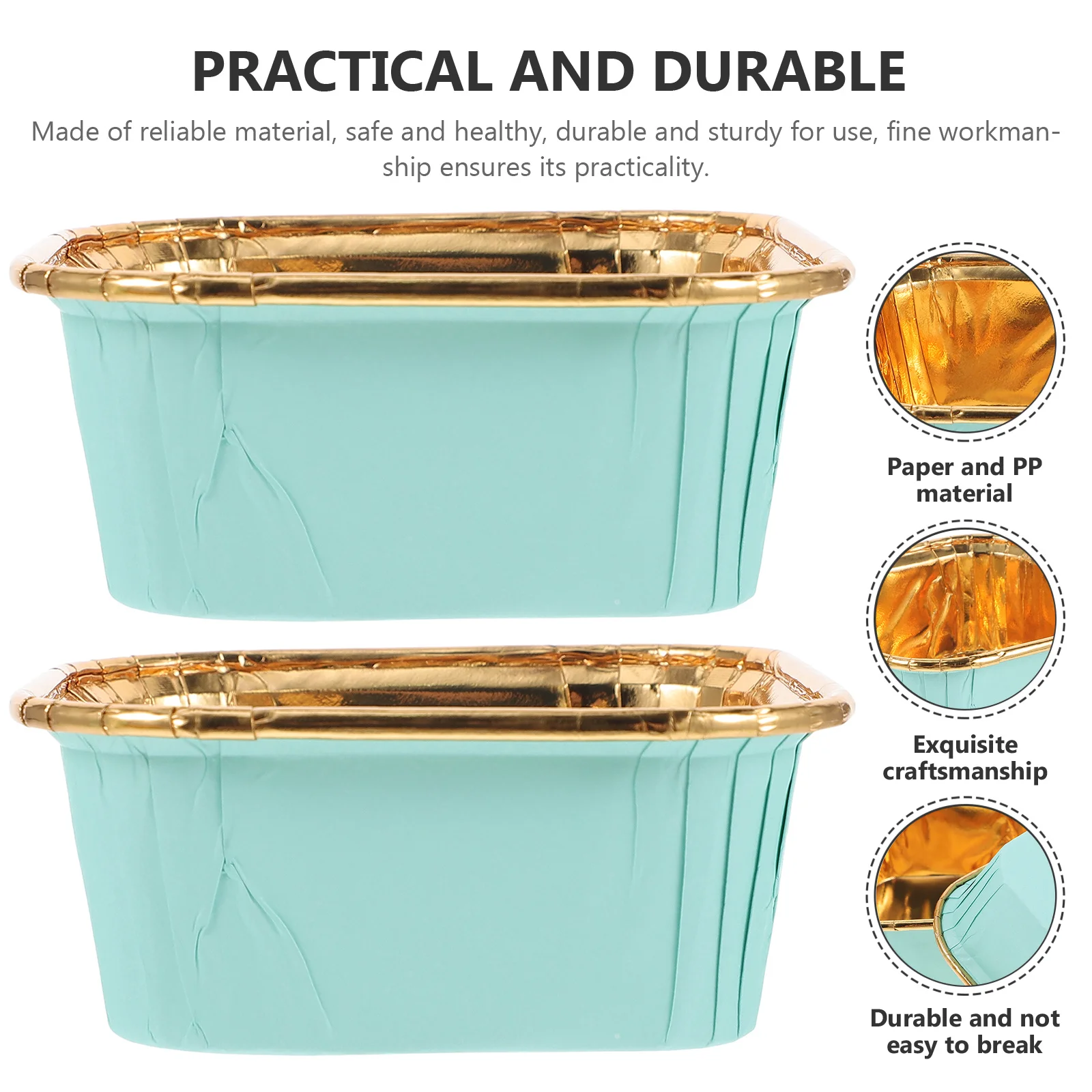 

1Set Baking Paper Cups Cake Boxes for Dessert Party Cupcake Muffin Cup Container Baking Supplies Muffin Cups