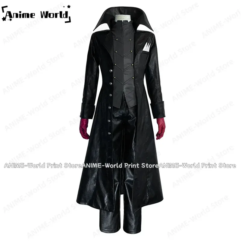 

《На заказ 》Game Ren Amamiya Akira Kurusu Joker PU Косплей Костюм Вечеринка Рождество Хэллоуин Любые Размеры; 2,k'5,t;8.