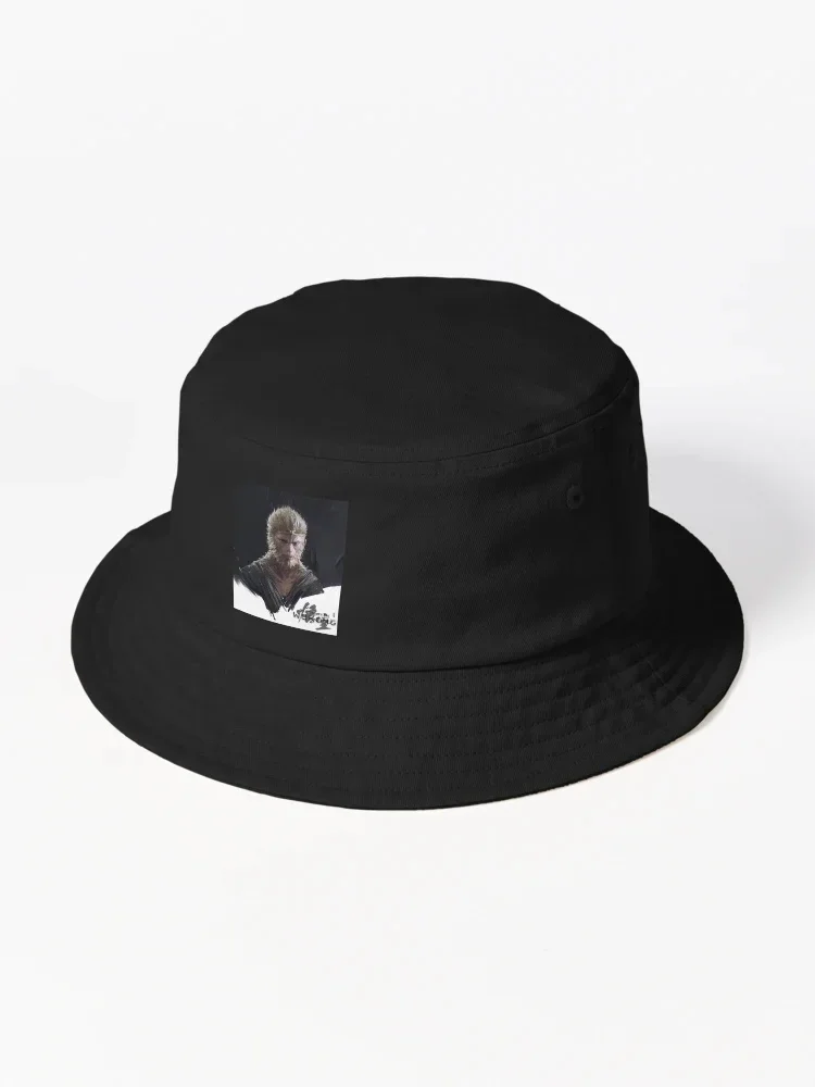 Black Myth Wukong Sun Beach Panama Hats Casual Streetwear Leisure Vintage Fisherman Cap Harajuku Cool Printed Amusing Bucket Hat