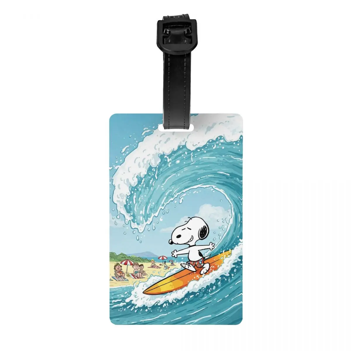 

Custom S-Snoopys Cartoon Luggage Tag Custom Baggage Tags Privacy Cover Name ID Card
