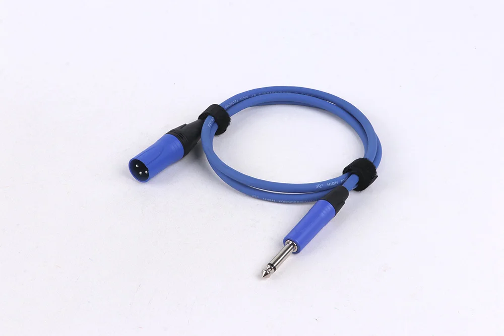 6,35 mm TS-Stecker auf 3-poliger XLR-Stecker/Buchse, Verbindungs-Audio-Verlängerungskabel für MIC Active Speakers, Bühnen-DJ-Studio-Audiokonsole – Detail 8