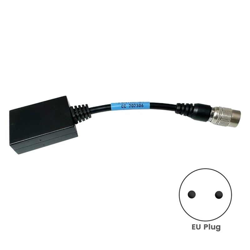6 Pin Bluetooth Adapter For Top-Con Hirose Sokkia South Total Stations With Charger And Cable To USB Data Cable EU PLUG