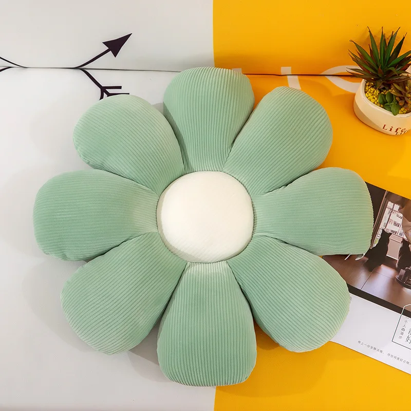 Daisy Flower Pillow Stuffed Sofa Throw Pillow Office Sedentary Chair Cushion Sunflower Tatami Floor Cushion Butt Relaxing Pad