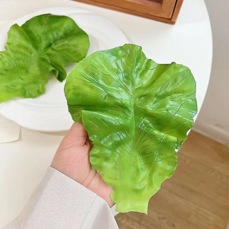 Creative Simulation Lettuce Hair Clip Green Vegetable Leaves Hair Ornaments Quirky Bangs Clip Personalized Women Girl Headdress