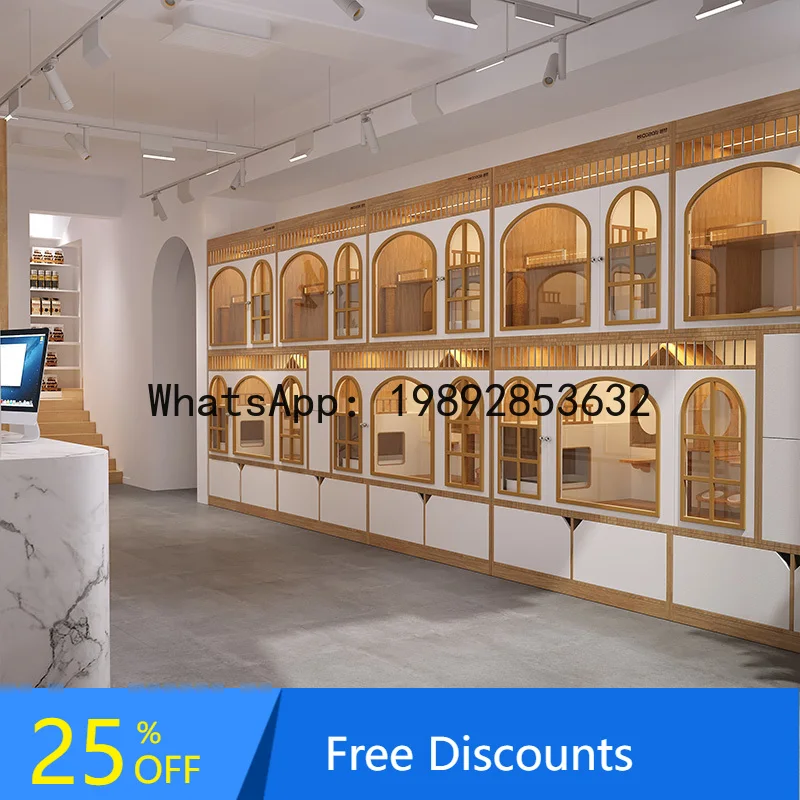 

LYY Holiday Cafe Cat House Custom Villa Extra Large Luxury Cage Cat Breeding Cage Display Cabinet