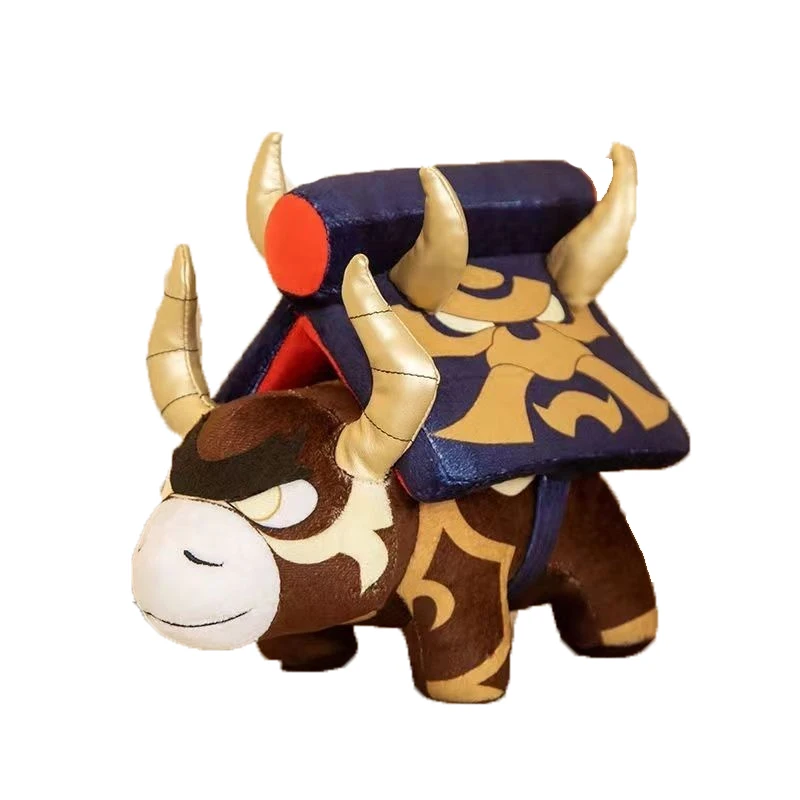 30cm genshin impacto arataki itto vaca brinquedo de pelúcia ushi touro boneca animal de pelúcia anime jogo cosplay prop colecionável presente aniversário