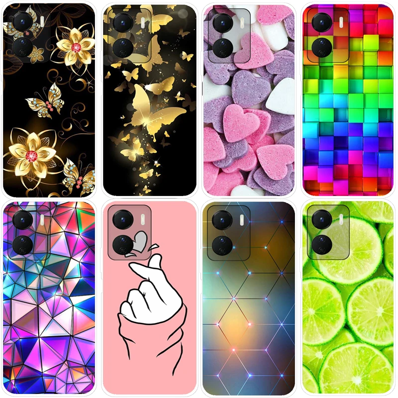 For Vivo Y16 Case Y 16 Back Cover For VivoY16 Y 16 Soft Silicone Fashion TPU Protective Cases For Vivo Y16 4G Funda Coque