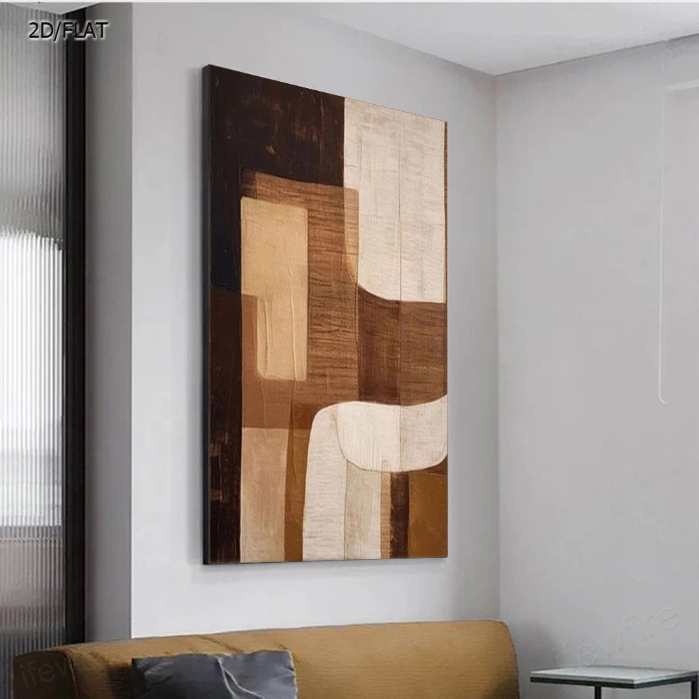 

Resplendent Hand-Painted Oil Paintings Abstract Gold Foil Canvas Painting Grit Grain Texture Pattern Modern Home Entrance Mural