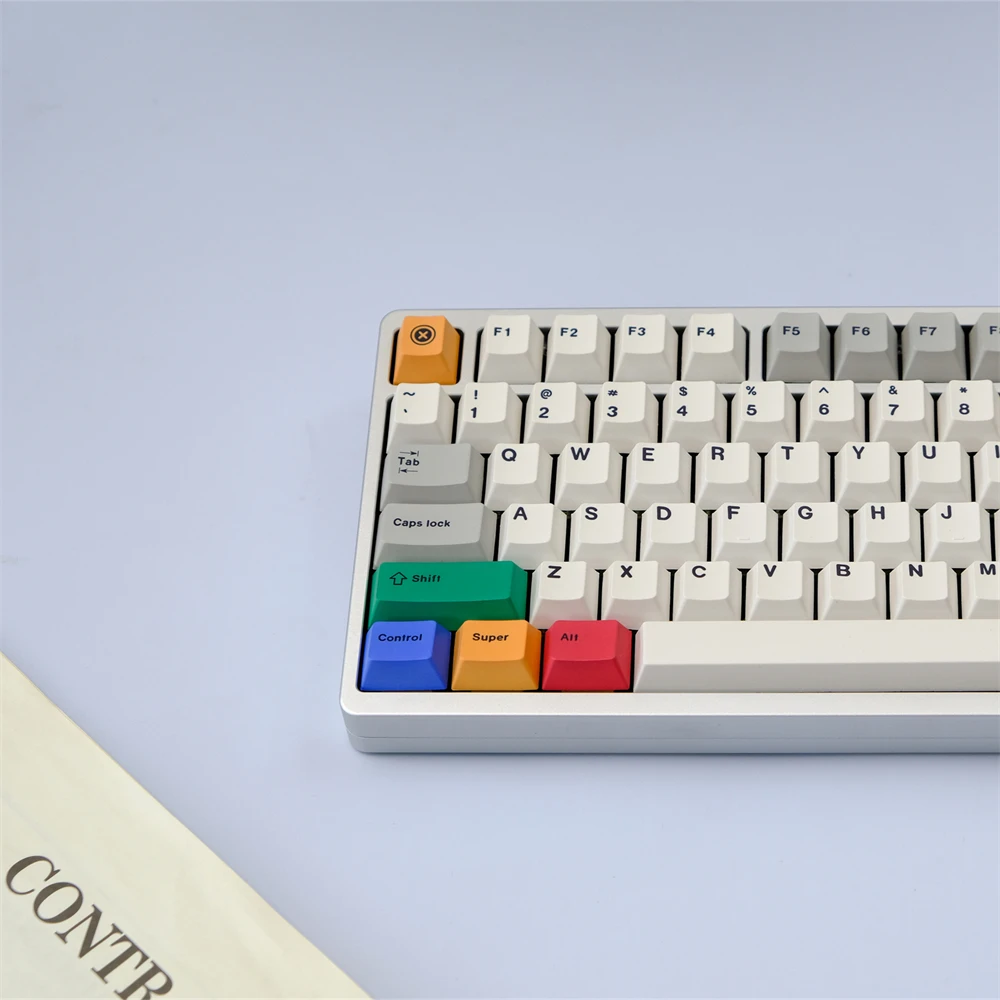 White light PBT original factory height, sublimation, mechanical keyboard cap wooting drunk deer, rain 75