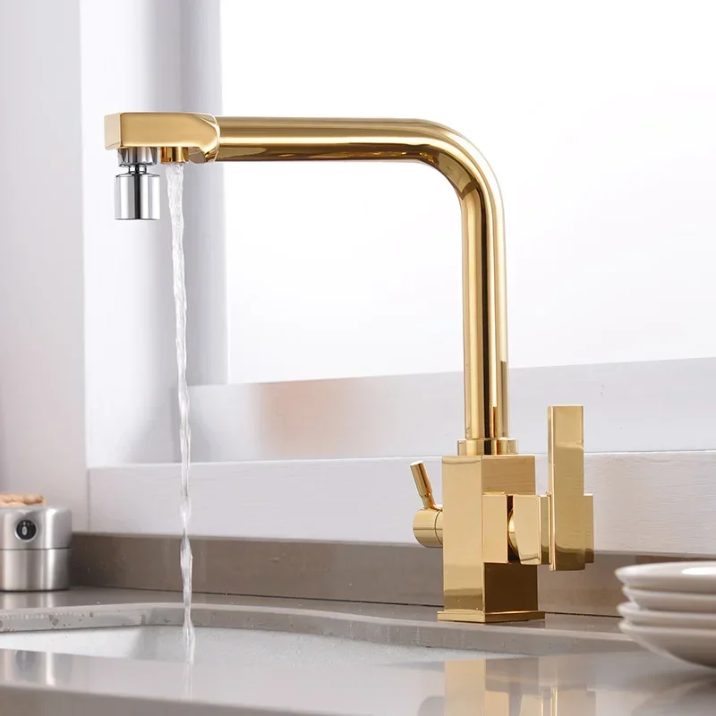 purpose faucet three-in-one kitchen vegetable basin hot and cold dishwasher rotating water purification direct drinking 수도꼭지