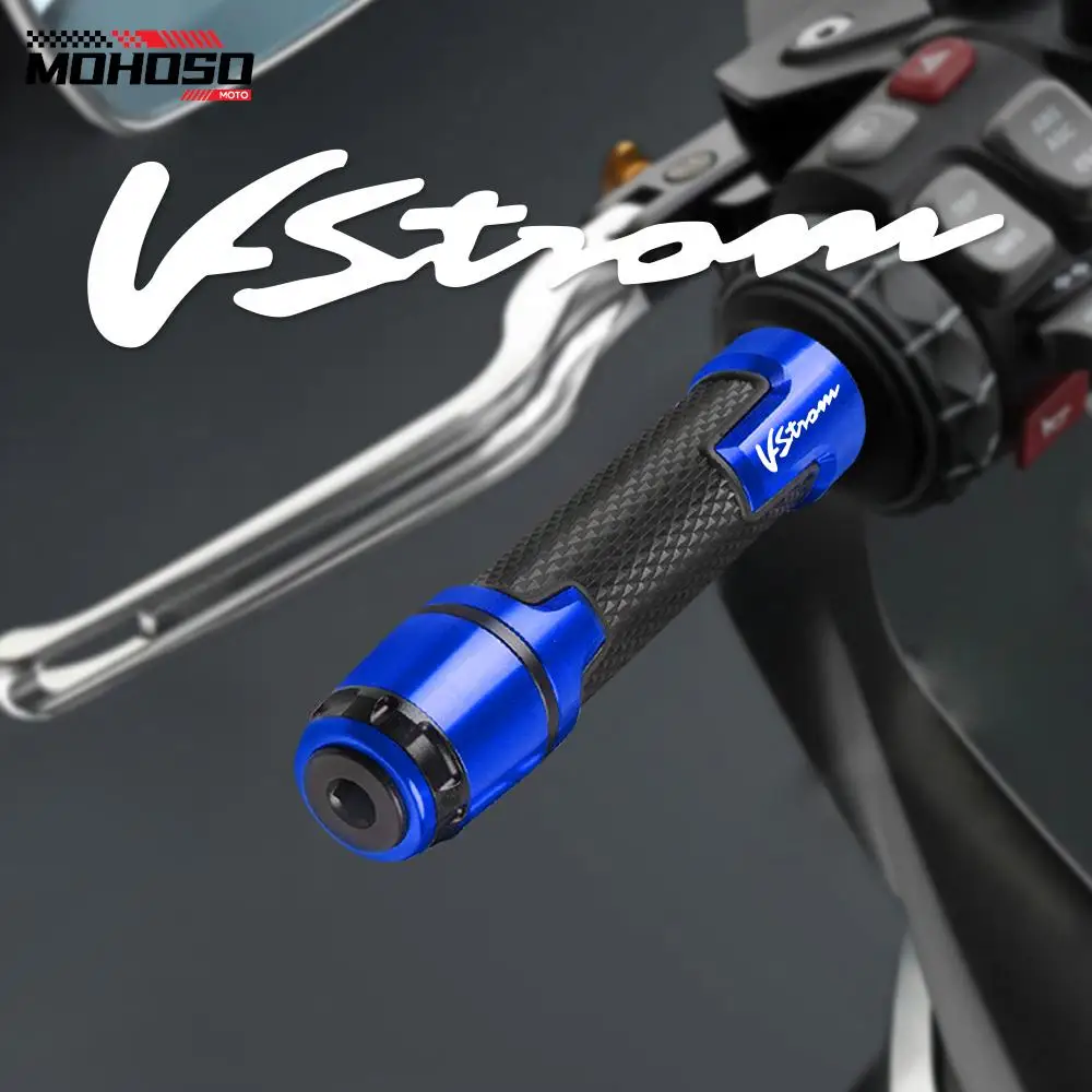 

For SUZUKI V-STROM 1000 1050 1050XT 2021 2020 2019 2018 7/8" 22MM Handlebar Hand Grips End Handle Grip Ends Plugs Accessories