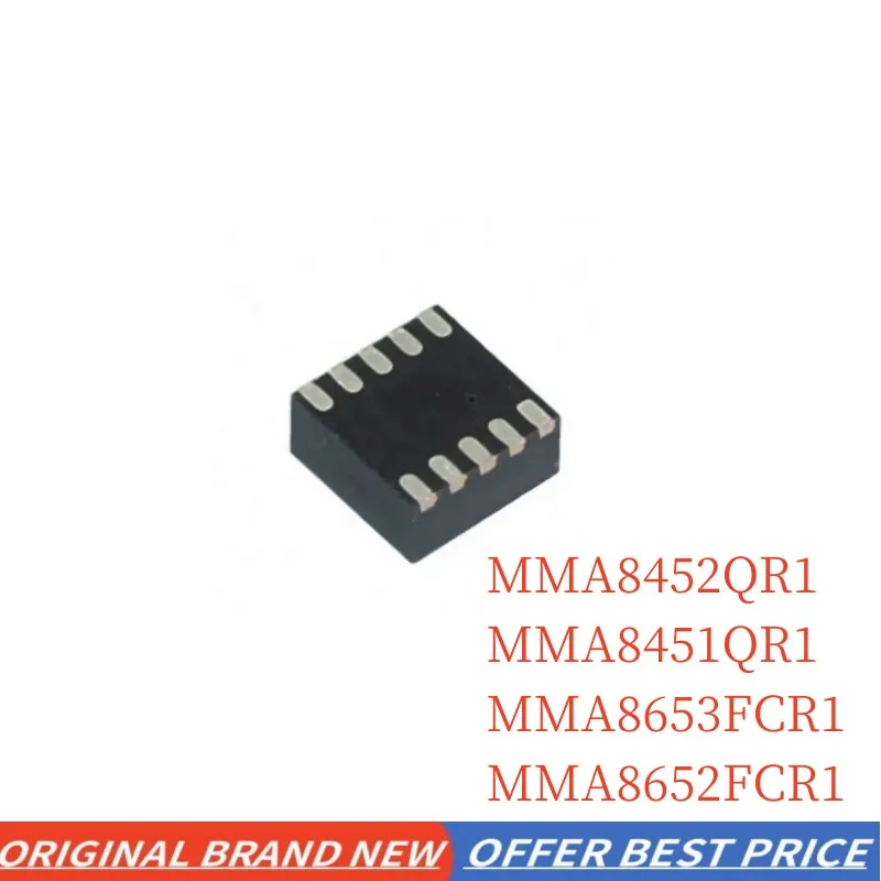 MMA8452QT MMA8452QR1 8452 MMA8451QR1 8451 MMA8653FCR1 653  MMA8652FCR1 652 Digital Accelerometer Attitude sensor gyroscope Chips