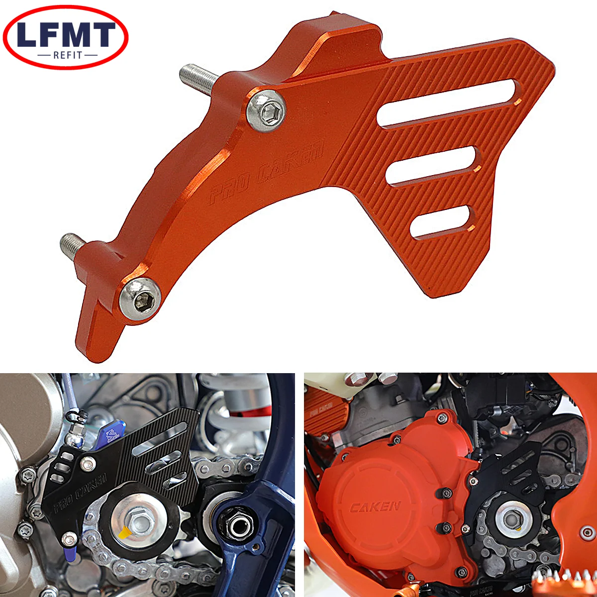 Motorcycle CNC Front Sprocket Cover Case Saver Protector Chain Guard For KTM SX SXF EXC EXC-F XC XCF XCW For Husqvarna 2016-2023