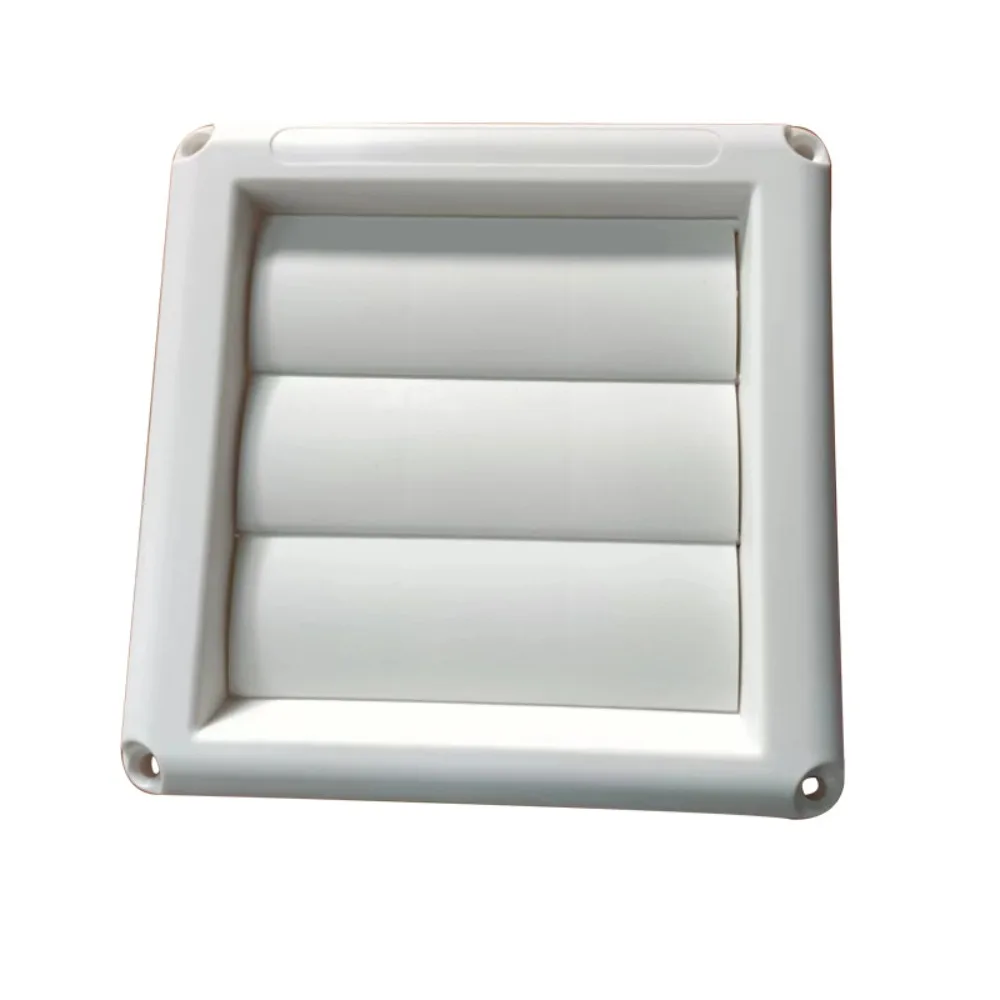 with Insect Screen Air Dryer Vent Cover 150*150mm/200*200mm Exhaust Outlet Grille Covers Louver Vent PP