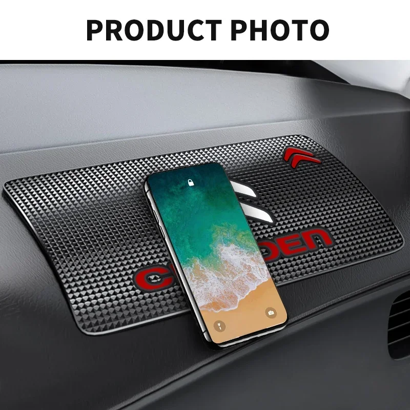 سيارة سجادة ضد الإنزلاق الداخلية لوحة القيادة الهاتف سيليكون المضادة للانزلاق وسادة لسيتروين C1 C2 C3 C4 5 6 8 C4L DS3 DS4 DS5LS DS6 اكسسوارات