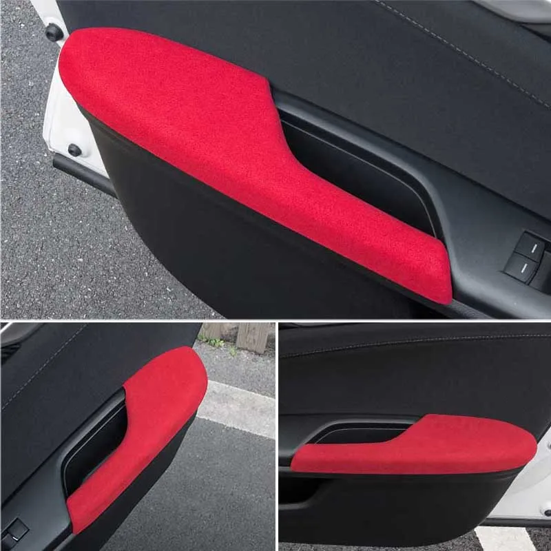 Car Door Armrest Panel Door Armrest Sticker Interior Decoration Trim Cover for Honda Civic 10th 2016 2017 2018 2019 2020