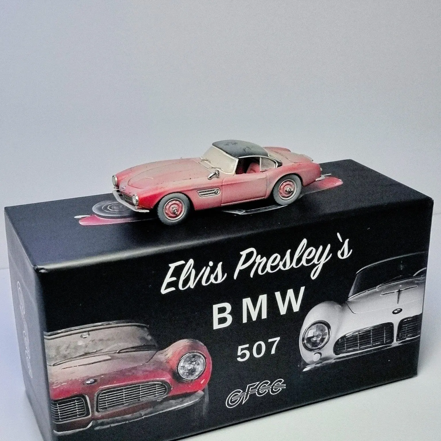 GFCC 1:64 BMW 507 Druckguss-Modellauto BMW 507 Legierungsmodellauto Spielzeug für Jungen Originalverpackung