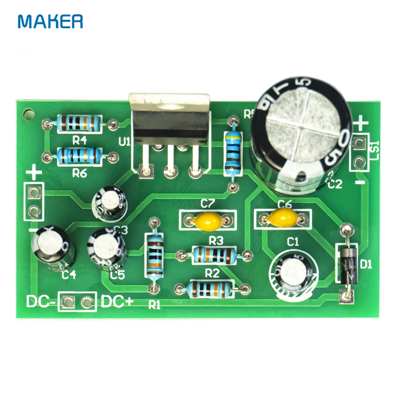 TDA2030A Mono Amplifier Simplify Version Kit Welding Assembly Electronic Skills Training DIY Electronic Production Loose Parts