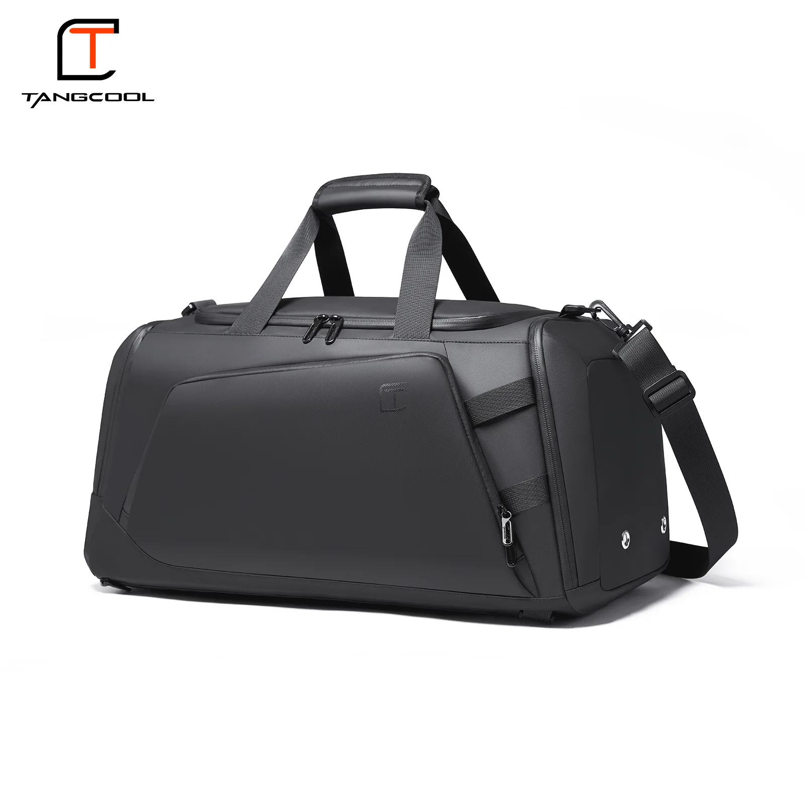

New Men's Travel Bag Handheld Diagonal Fitness Bag Waterproof Multi-Functional Outdoor Sports Backpack Can Double Shoulder Back