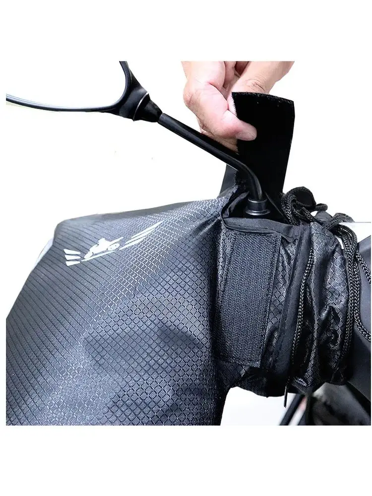 AliExpress NONE 2 pieces winter motorcycle gloves, electric bike handlebar covers, winter scooter handlebar covers, tricycle and electric bike h