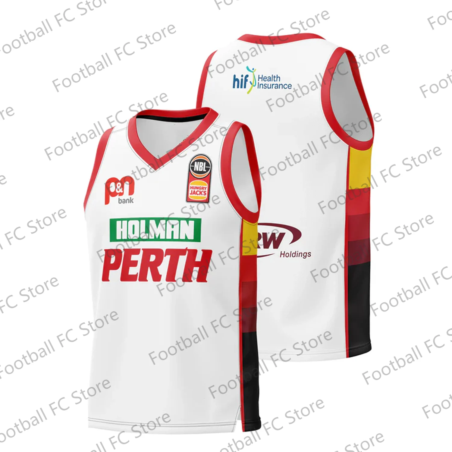 2024 nuevo verano Arriavl Australia Perth Wildcats 23_24 Home_Away chaleco Jersey camiseta para adultos_niños camisetas sin mangas