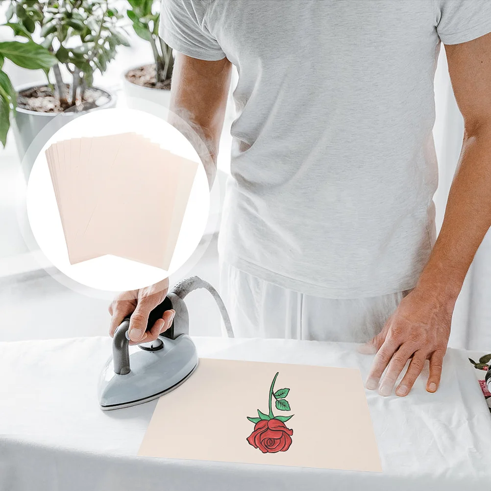 Iron On T Shirt Pattern Transfer Paper For T-Shirts Pillows Cups Printable Sheets Bulk Diy Transfer Paper