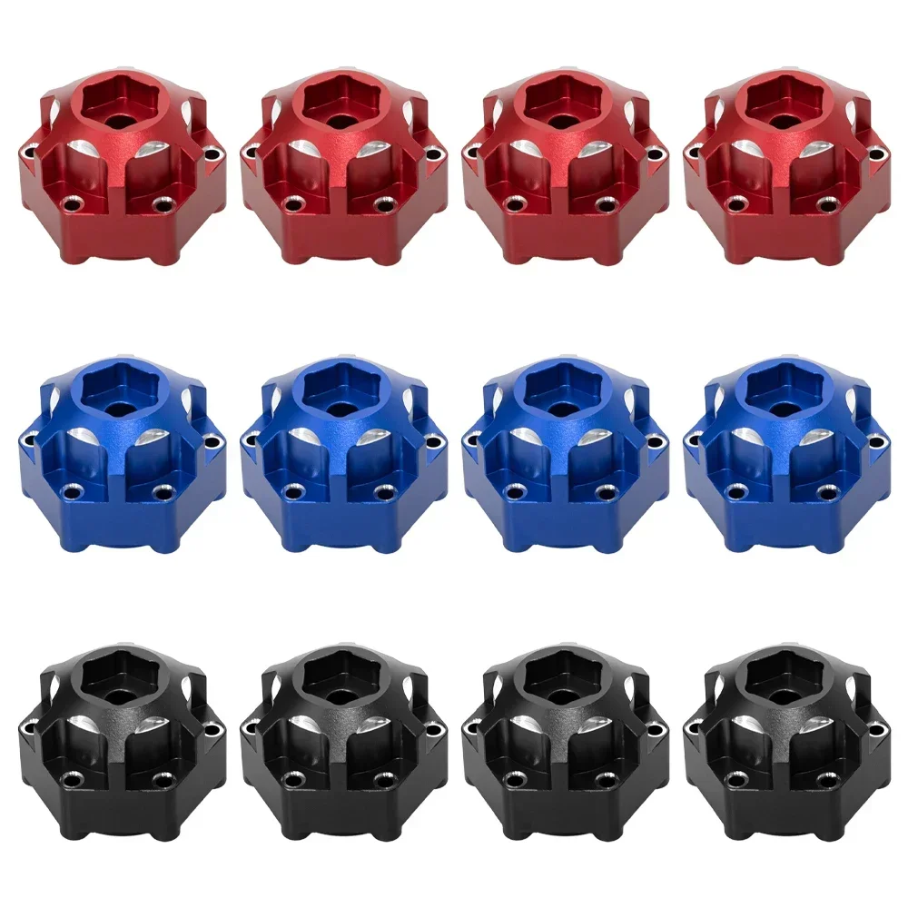 RC Car 4 Pcs Aluminum 6x30 to 12mm Hex Adapter for 1/10 Pro-Line Racing PRO633701 PL28 MX28 Upgrade Parts