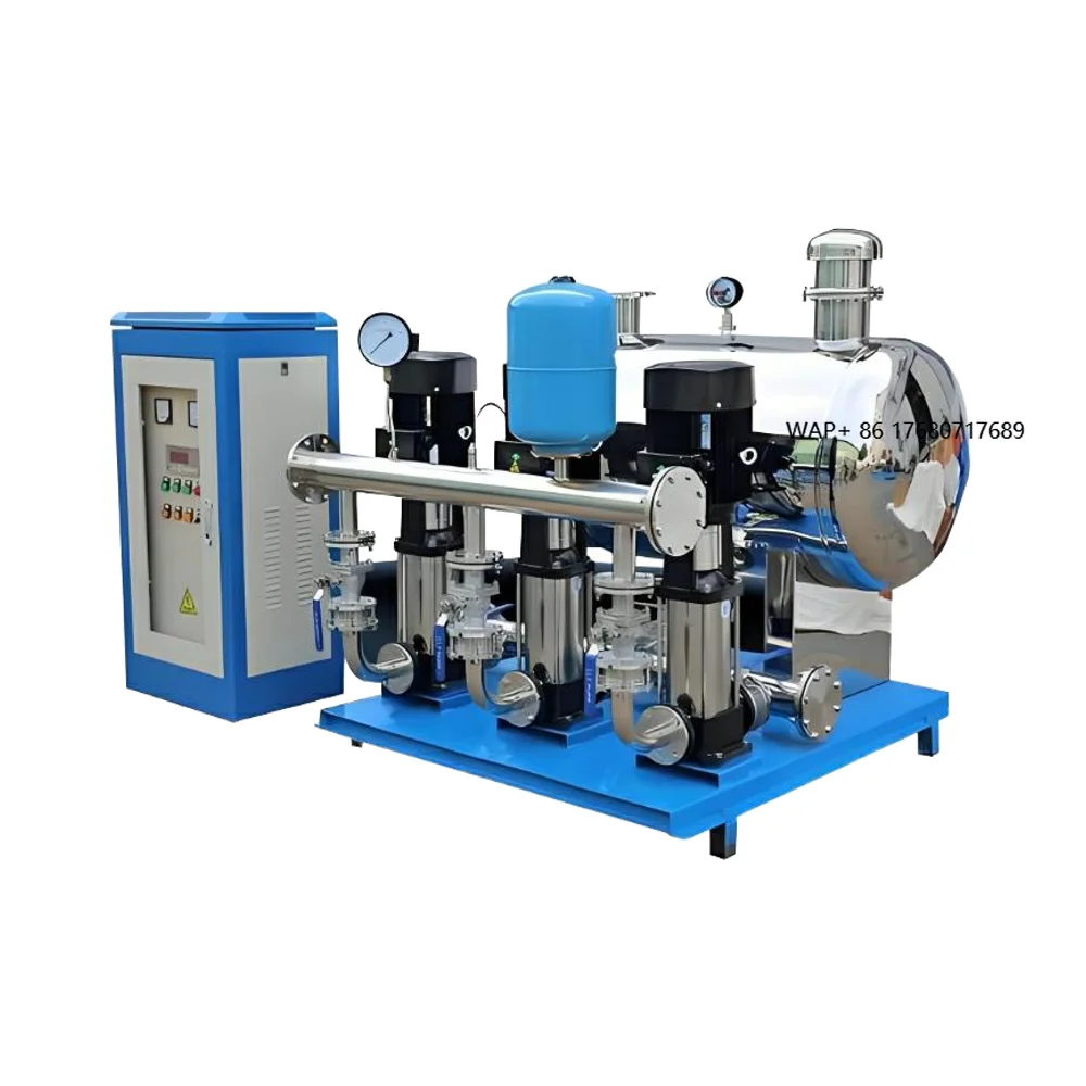 Community High-Rise Water Supply Equipment Frequency Converter Booster Pump Constant Pressure Unit for Water Treatment Machinery