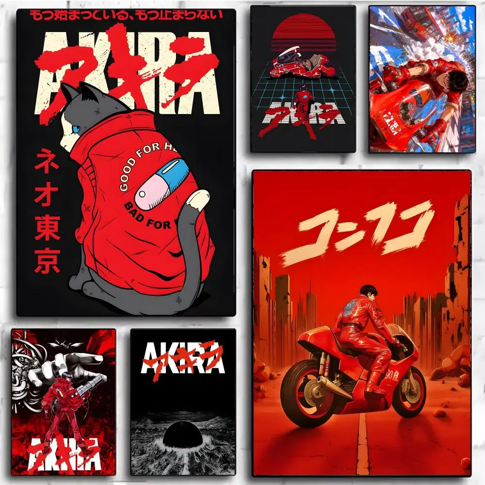 Iconic Cyberpunk Aesthetic A-Akira Poster Modern Home Decor & Interior Design | Wall Art Collection