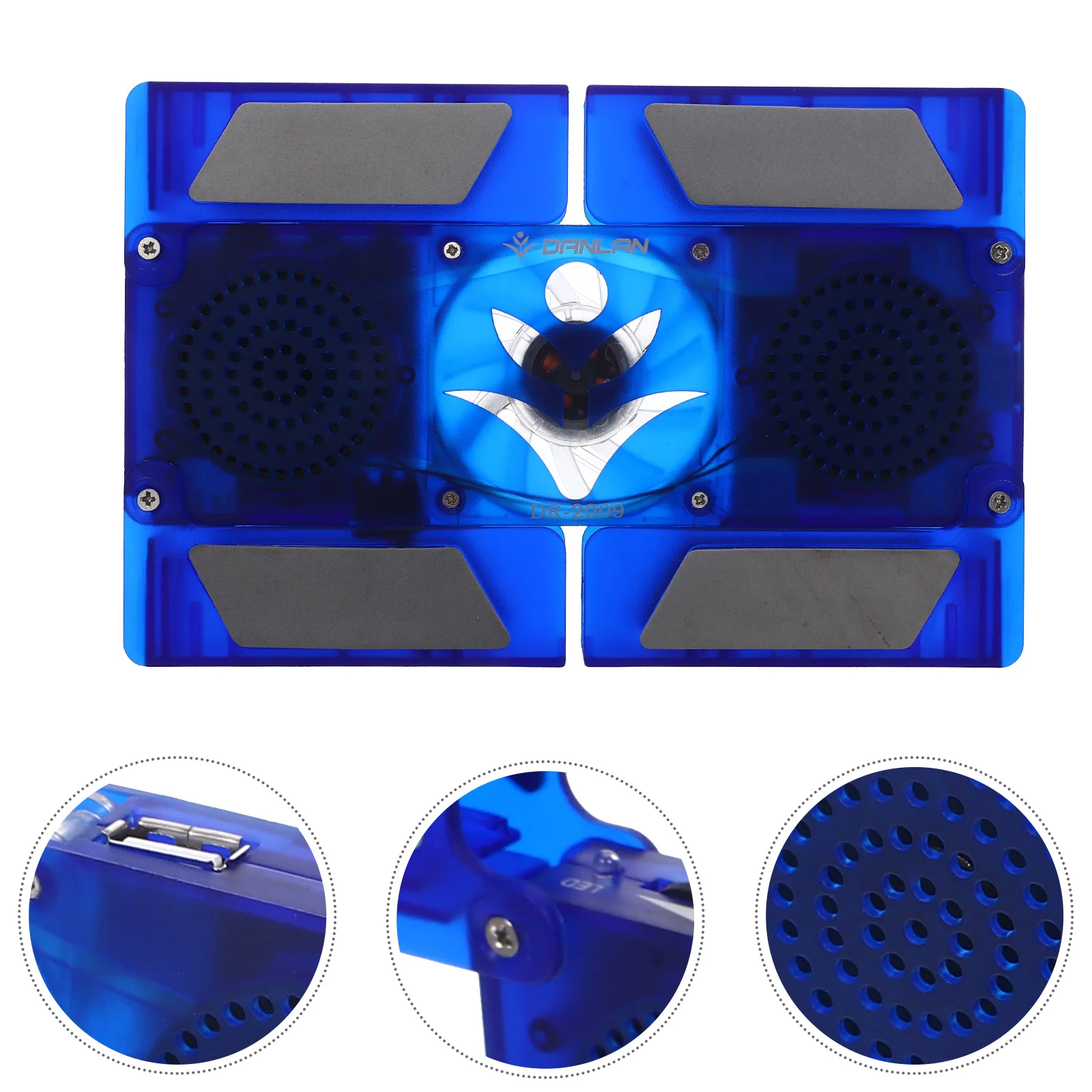 

Compact Foldable LED Laptop Cooler Cooling Fan Pad Stand Holder Portable Pc Cooler For All Sizes