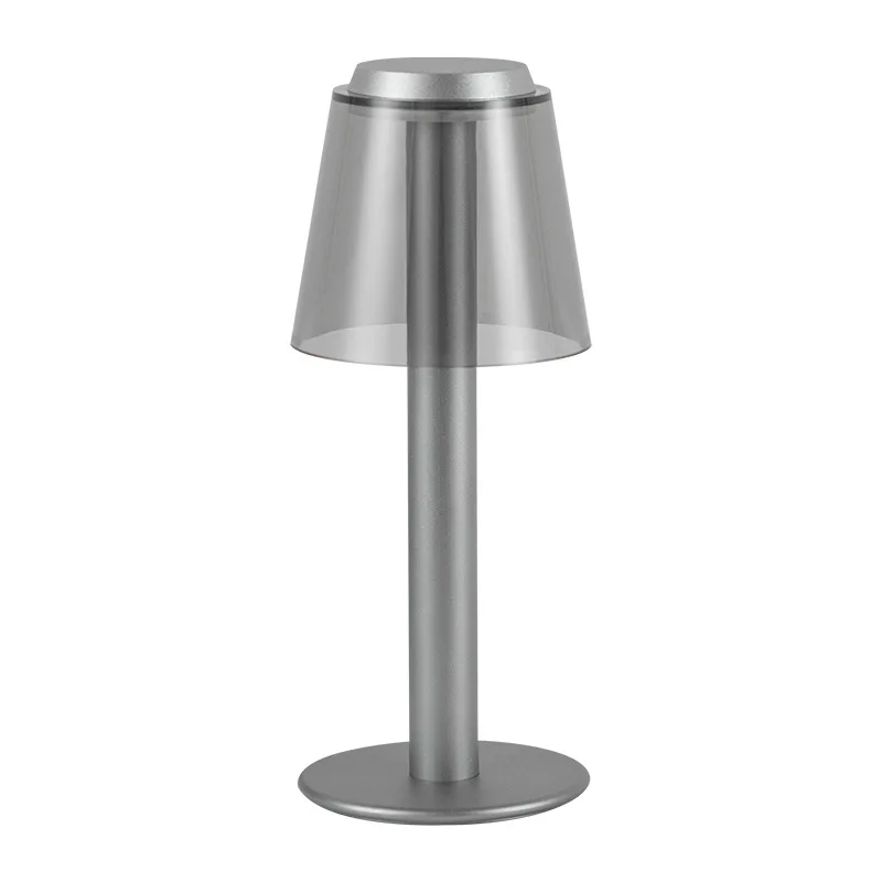 جميع مصابيح مكتبية قابلة لإعادة الشحن من الألومنيوم بجانب السرير وإضاءة ليلية