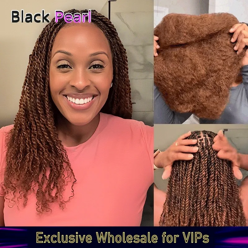 블랙 펄 프로페셔널 아프로 킨키 벌크 헤어 100% 버진 레미 인모 50g 무결점 브레이드 & 록스용 QVR 승인됨.