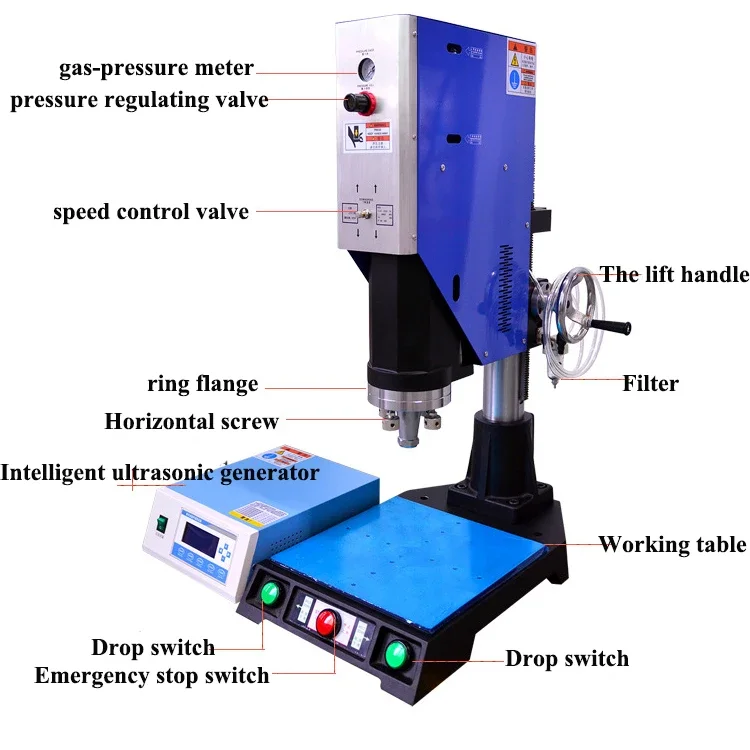 20KHZ Plastic Ultrasonic Welding Machine for Nylon Fabric Welding