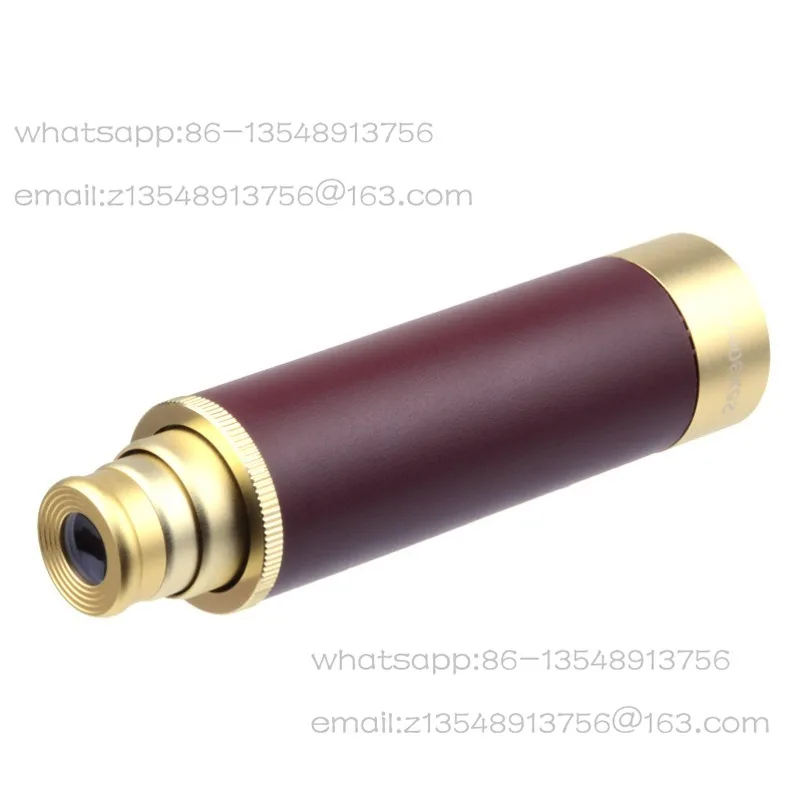 Retro genuine telescopic portable monoculars 25X30 high power high definition aluminum alloy pirates of the caribbean small