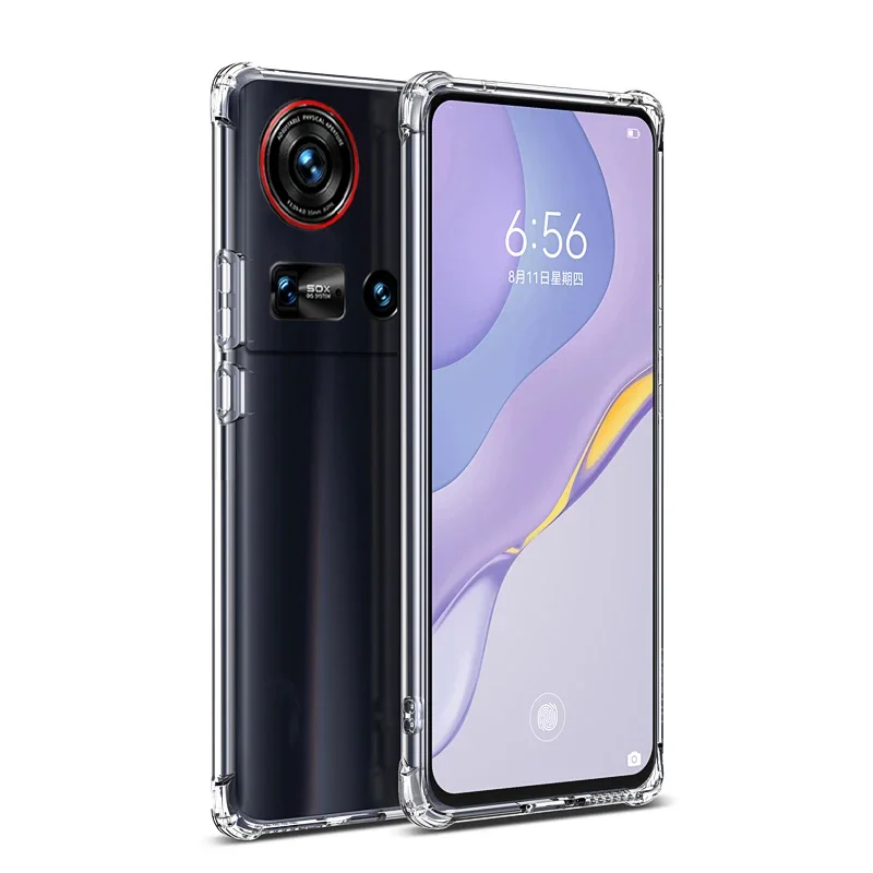 

Shockproof Clear Phone Case For Nubia Z70 Z60 Ultra Transparent Shockproof Silicone Soft Back Cover For Nubia Z70S Z60 Ultra