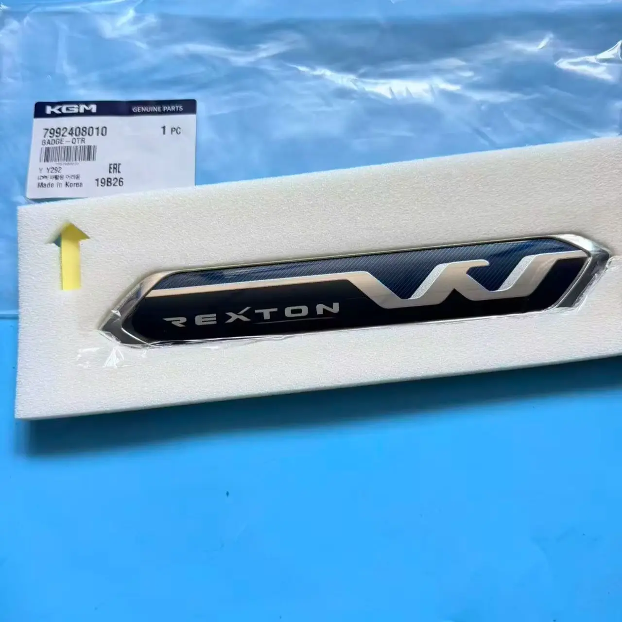 Genuine Lettering Badge 7992408010 For Ssangyong Rexton W 2014-2017