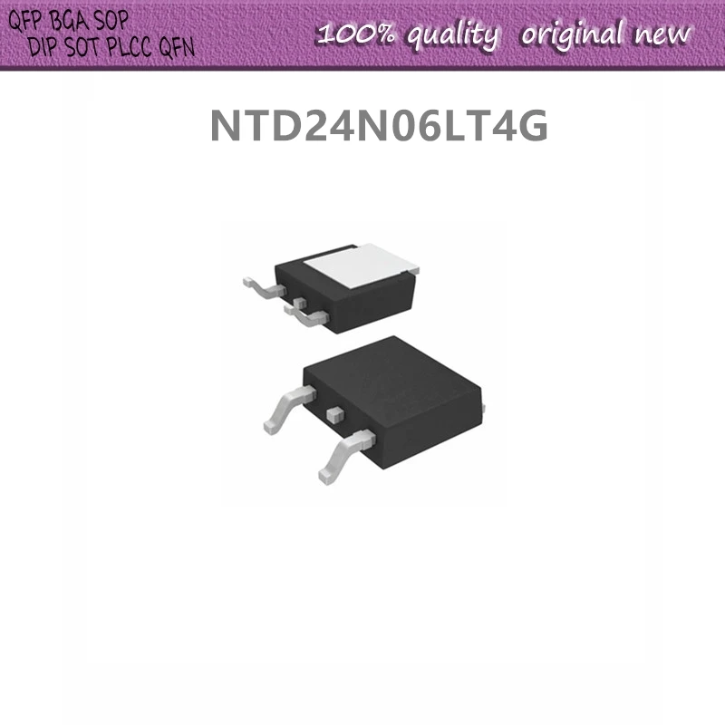 50Pcs/Lot   24N6LG 24N06LT4G NTD24N06LT4G TO-252