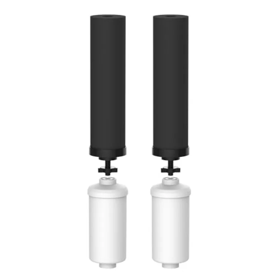 NSF/ANSI 42and372 Standard Gravity Water Filter Replacement for Berkey® BB9-2® Black Filters and PF-2® Fluoride Filte