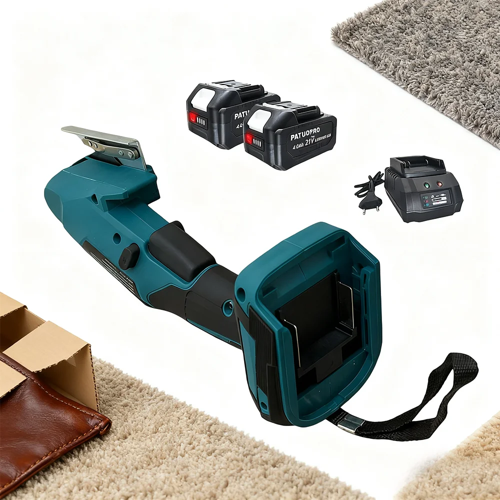PATUOPRO 6MM Electric Carpet Scissors Cordless Multi Functional Plastic Cutting Power Tool For Makita 18V Battery(No Battery)