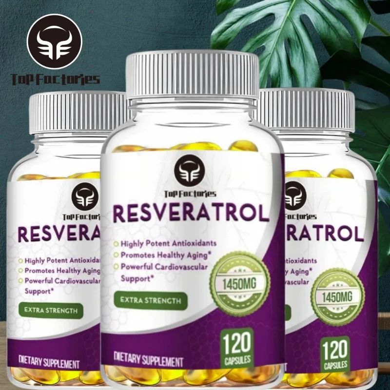 

Resveratrol - Potent Antioxidants & Trans-Resveratrol - Promotes Anti-Aging, Cardiovascular & Joint Support