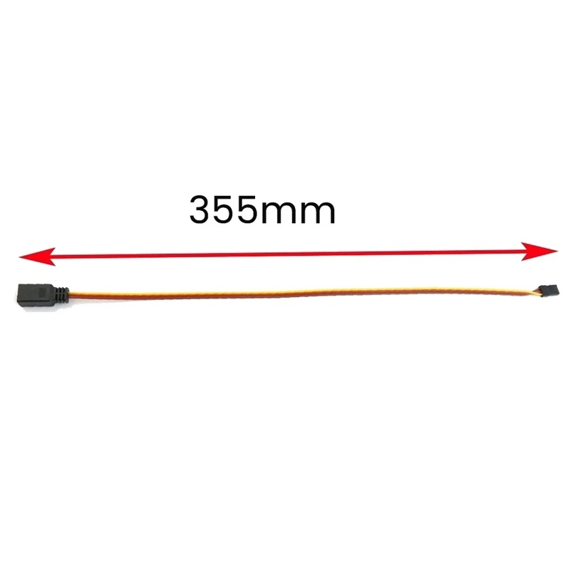 Smart-1Pcs 3Pin Servo Extension สายไฟสําหรับ RC Futaba JR ชายหญิง 35.5 ซม