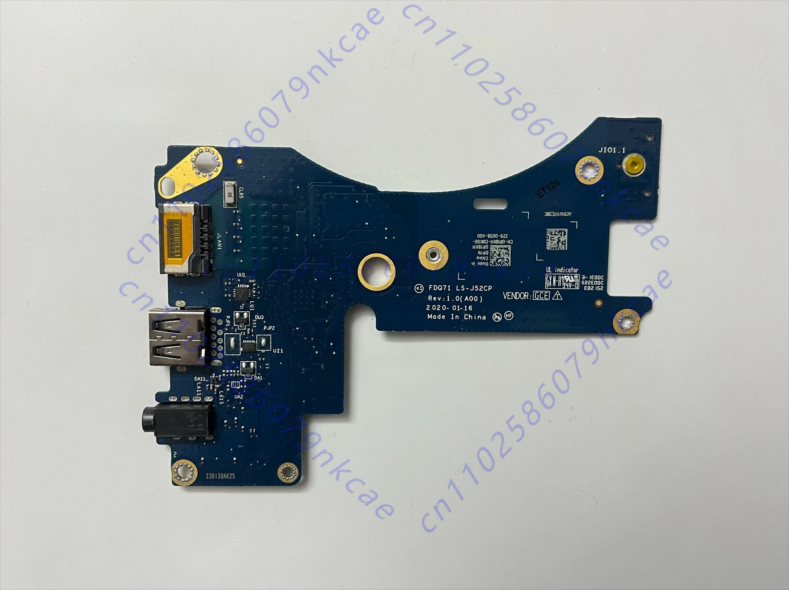 For DELL Alienware M17 R4 USB audio small board network interface card LS-J52CP 0R18KH