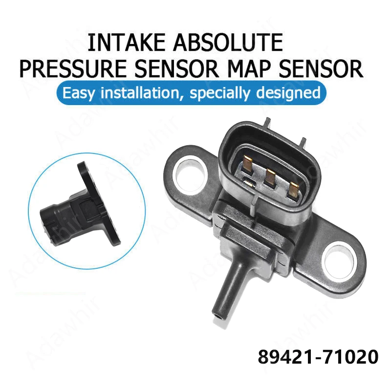 MAP Turbo Boost Pressure Sensor 3 Pin 89420-12220 for Toyota Hilux Hiace Land Cruiser Prado Dyna Yaris Corolla Auris 1KD 2KD 1ND