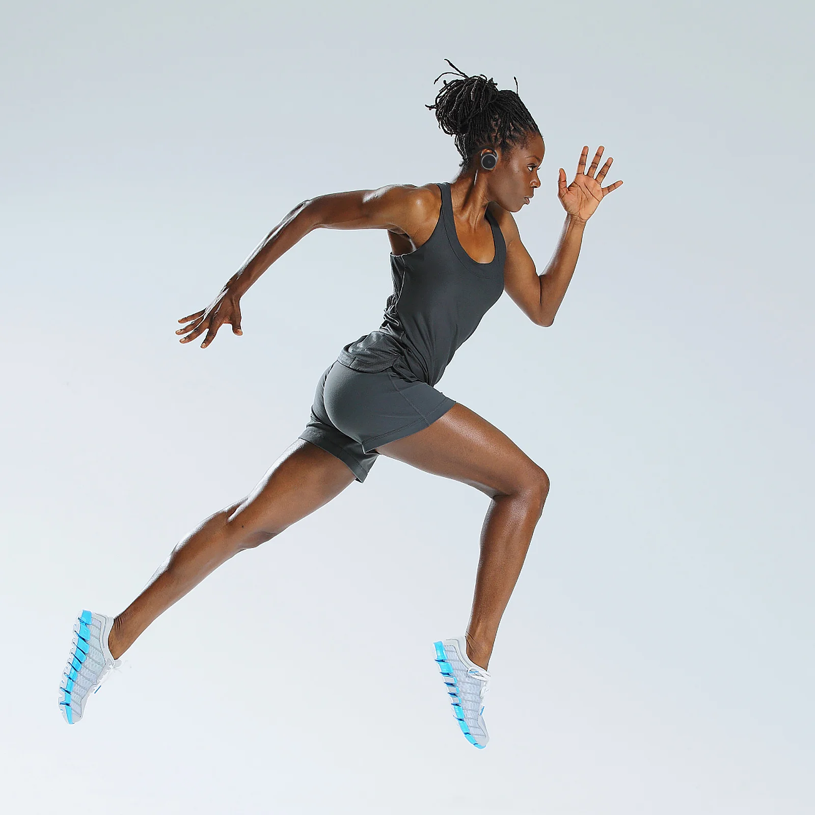 سماعات أذن لاسلكية لتشغيل التمارين الرياضية مع ميكروفون خفيف الوزن ومريح مناسب للصالة الرياضية في الهواء الطلق #3