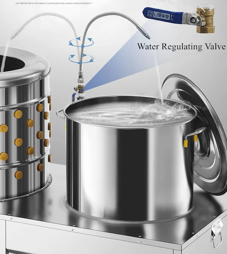 الفولاذ المقاوم للصدأ الدجاج ريشة تنظيف ناتف آلة Sclder ناتف الدجاج وآلة سخان مياه