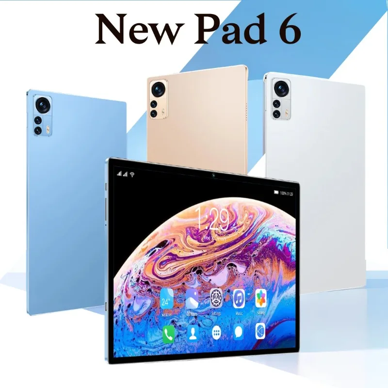 

2024 Original Global Version Tablet Pad 6 Pro Android 12 Snapdragon 888 HD 4K Tablette PC 16GB1TB Dual SIM Card 5G WIFI Mi Tab