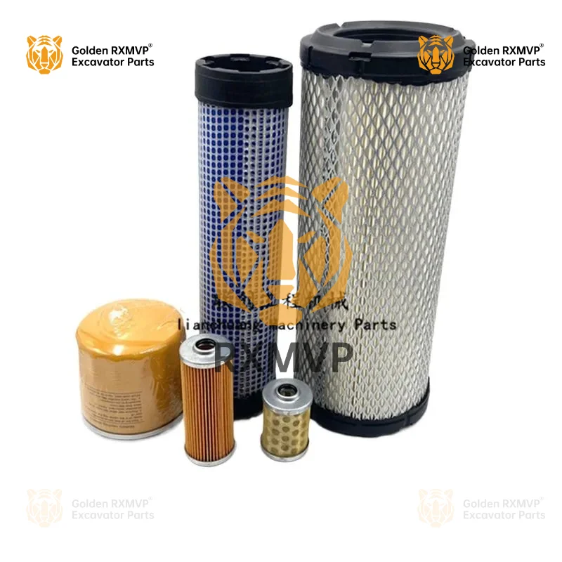 For Yanmar Vio 15 Engine Oil Filter, Diesel Air Filter, Oil-water Separator, Hydraulic Filter, Excavator Accessories