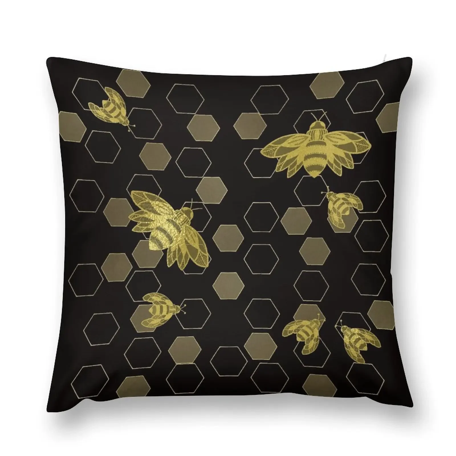 

Busy Bee Throw Pillow Cushion Cover Set ornamental pillows for living room Couch Pillows pillow